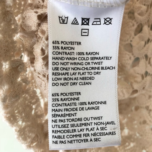 Anthro Staring at Stars Knit Crochet Top XS - Picture 5 of 5